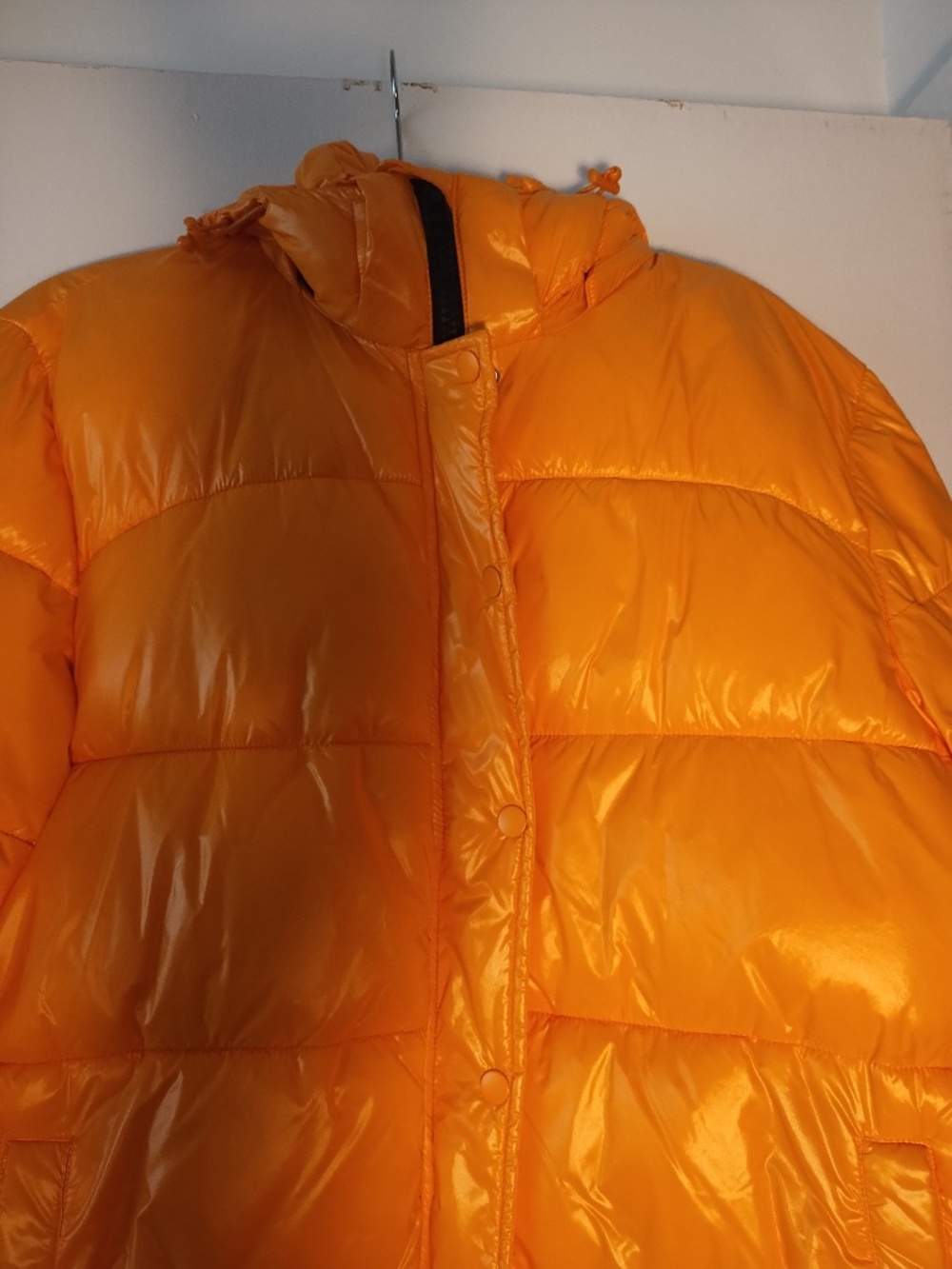 AQUA Orange Puffer Jacket — Brand New, Never Worn — Size Small